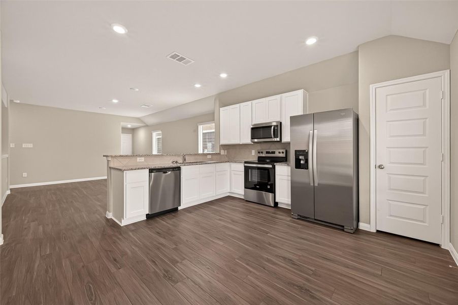 Furnished interior view inside a new home in Wayside Village, Houston (Image 9).