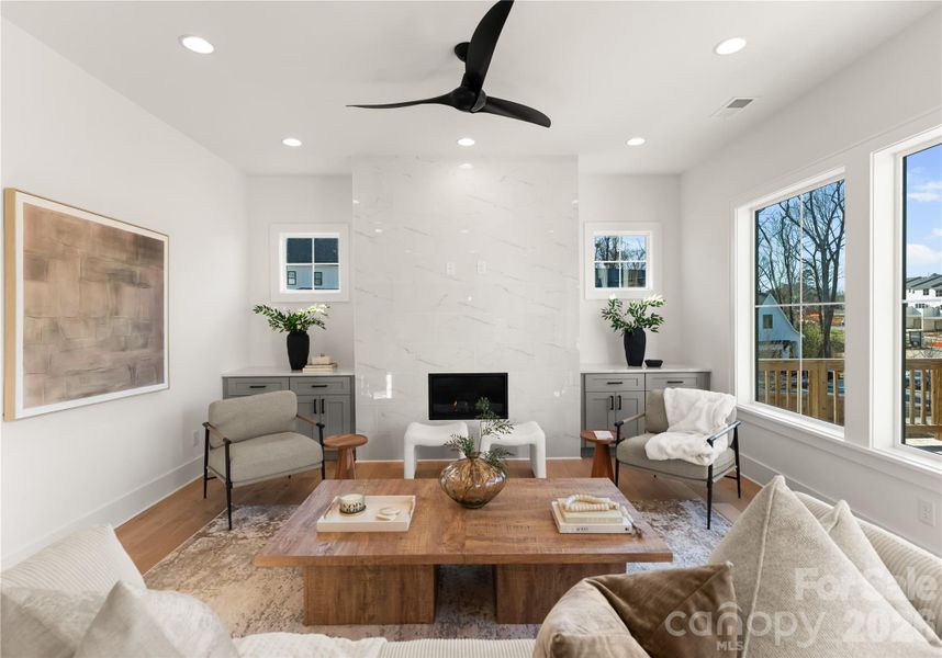 Furnished interior view inside a new home in , Charlotte (Image 41). Furnished interior view inside a new home in , Charlotte (Image 41).