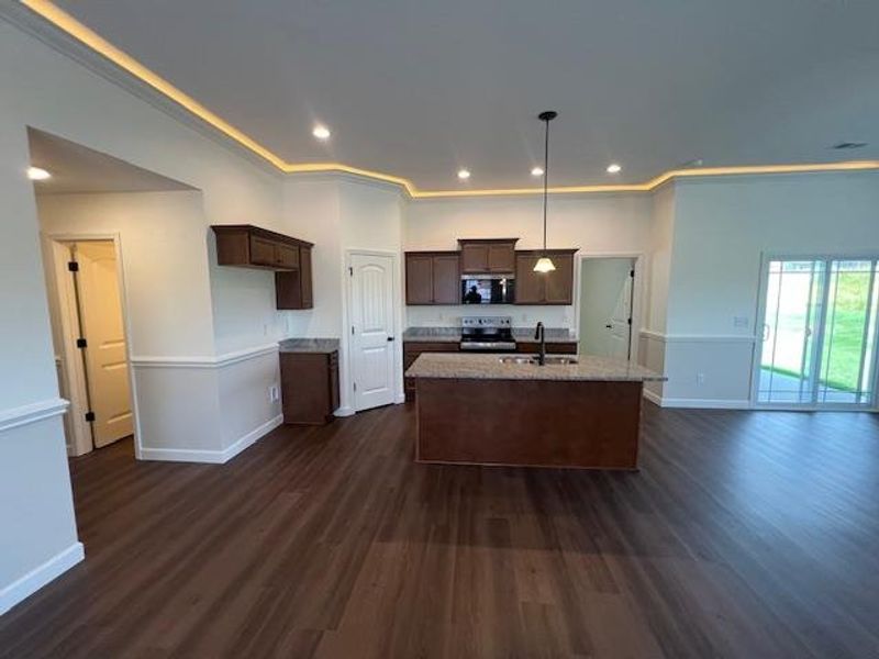 Furnished interior view inside a new home in Cleveland Meadows, Spartanburg (Image 4).
