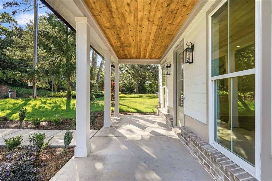 Exterior details and patio area of a home in , Ball Ground (Image 4).