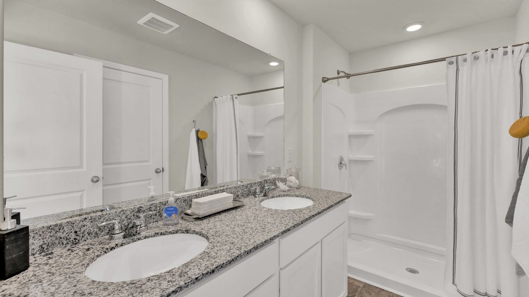 Furnished interior view inside a new home in Fox Hollow, Dalton (Image 36).