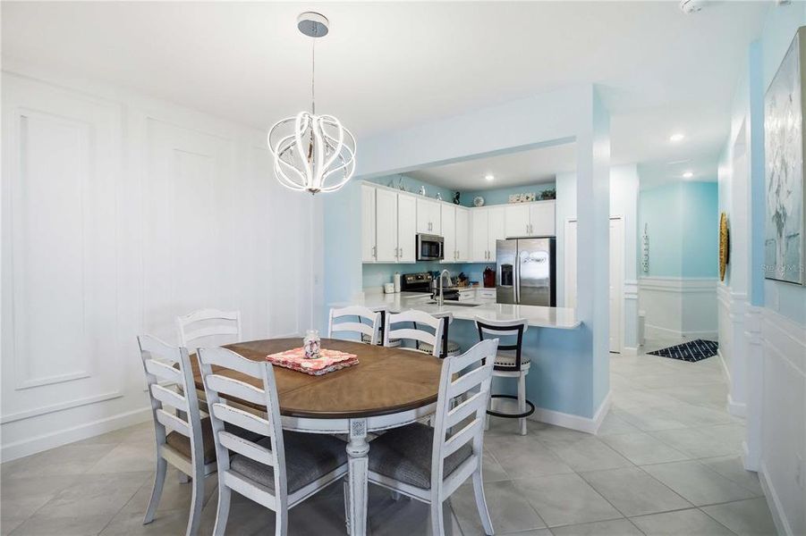 Furnished interior view inside a new home in , Englewood (Image 7).