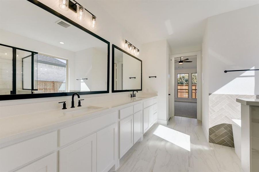 Furnished interior view inside a new home in BridgeWater, Midlothian (Image 8).