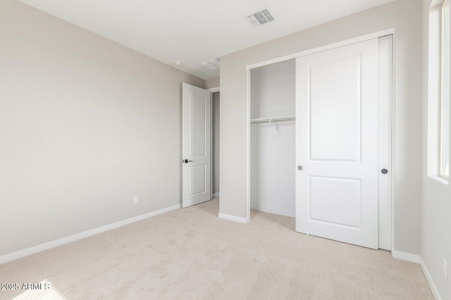 Bedroom 3 upstairs and closet