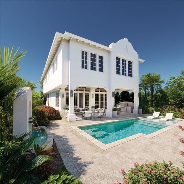 Front exterior of a new home in , Delray Beach, FL, highlighting curb appeal (Image 19).