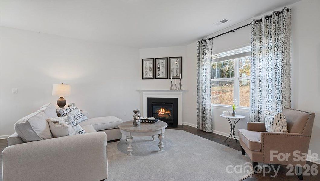 Furnished interior view inside a new home in Reedy Creek Preserve, Charlotte (Image 20).