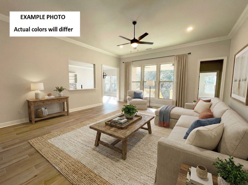 Furnished interior view inside a new home in Bird Song at Hammock Bay, Freeport (Image 3).