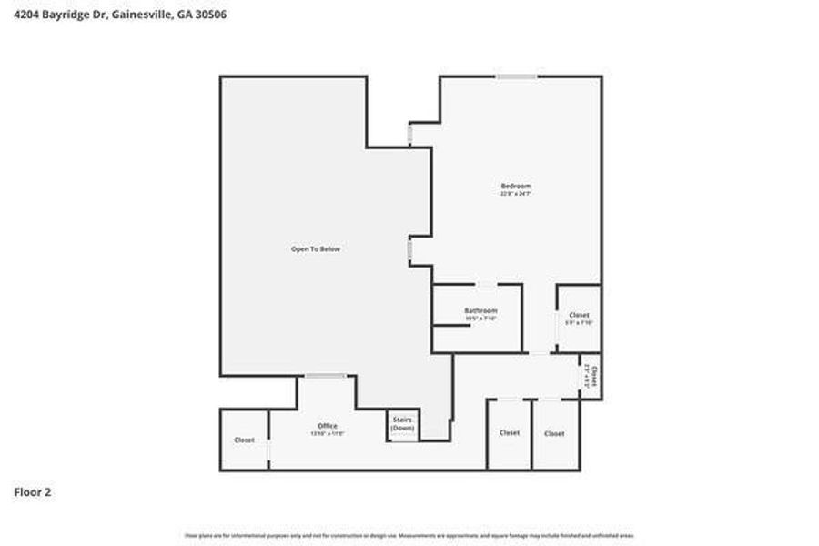 2D floor plan layout of this home in , Gainesville, GA (Image 43). 2D floor plan layout of this home in , Gainesville, GA (Image 43).