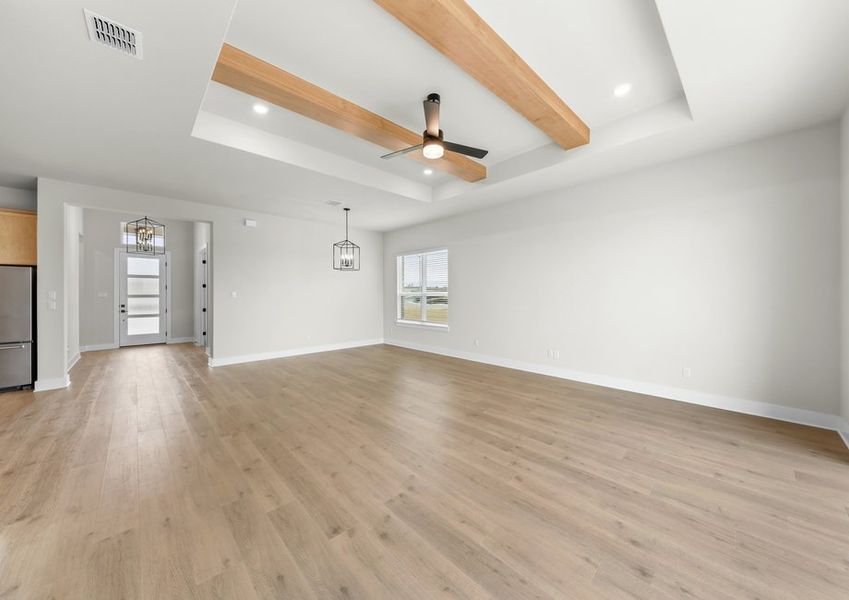 The open-concept layout is great for hosting and everyday living.