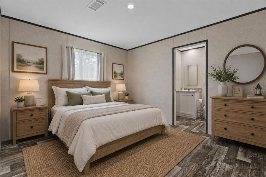 Furnished interior view inside a new home in , Webster (Image 5).