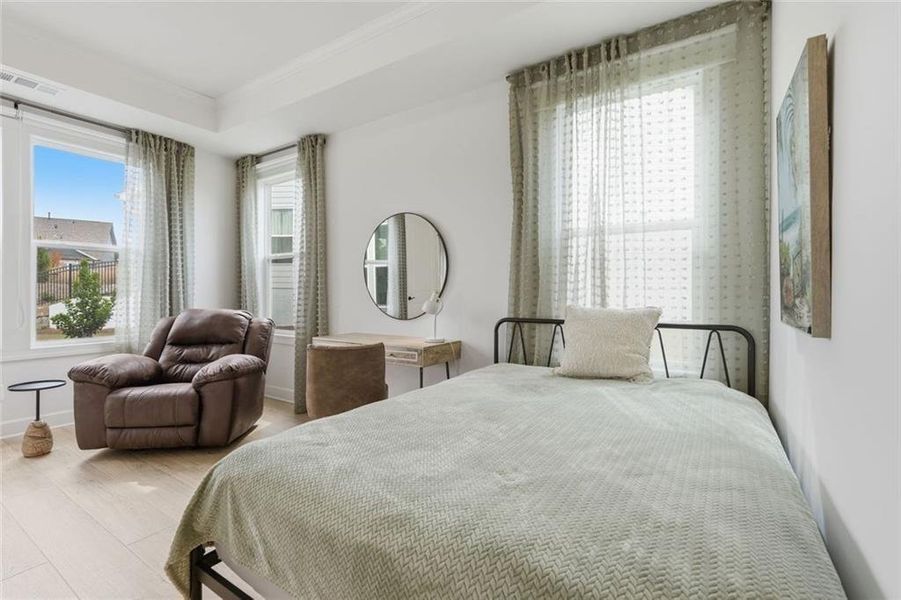 Furnished interior view inside a new home in , Hoschton (Image 17).
