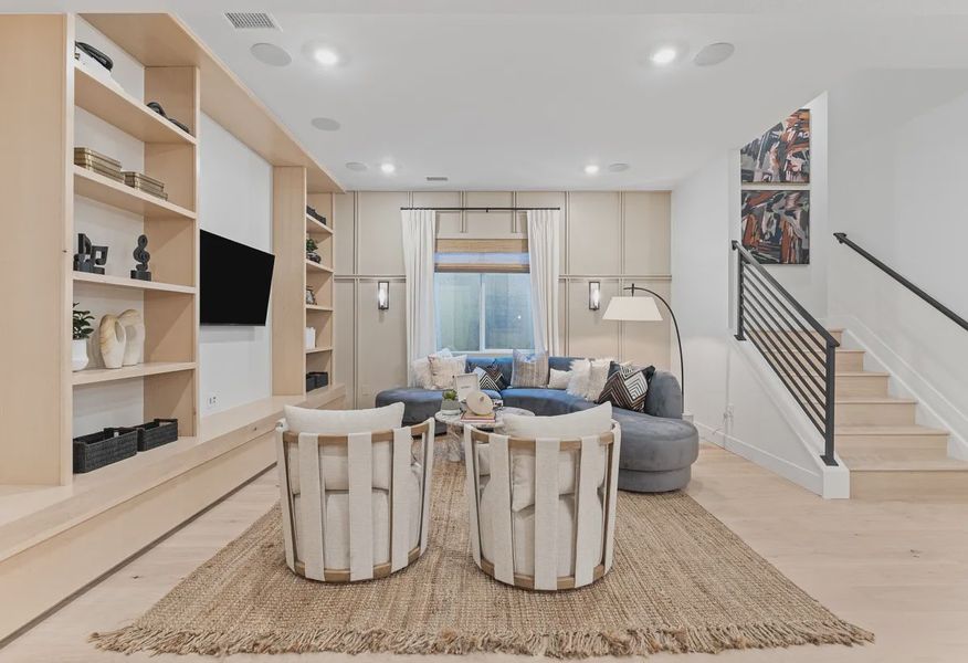 Pemberly Model Finished Basement Rec Room - 15 of 28