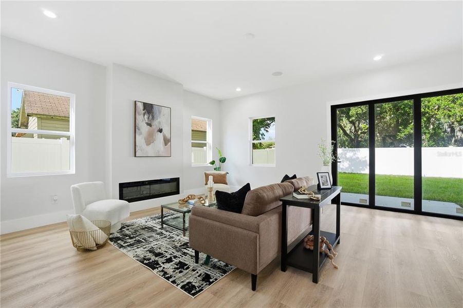 Furnished interior view inside a new home in , Belle Isle (Image 36).