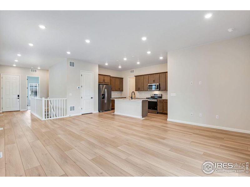 Spacious, unfurnished interior of a new home in Westside Crossing Paired Homes, Berthoud (Image 26). Spacious, unfurnished interior of a new home in Westside Crossing Paired Homes, Berthoud (Image 26).