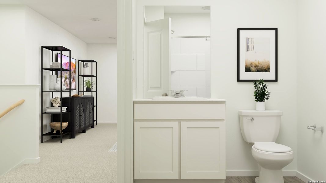Furnished interior view inside a new home in , San Antonio (Image 11).