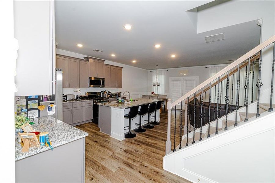 Furnished interior view inside a new home in Hellen Valley, Braselton (Image 17).
