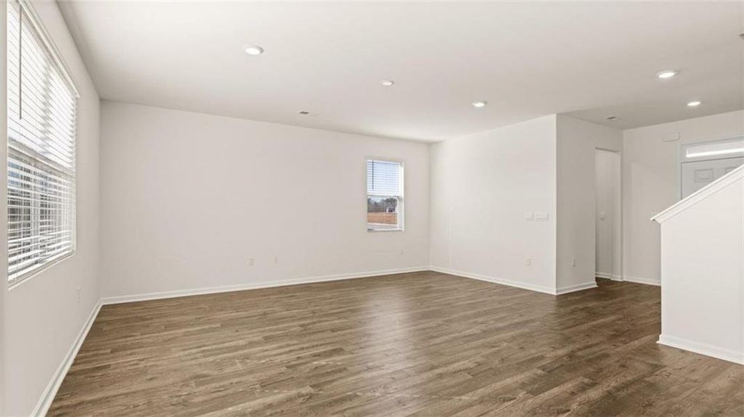 Spacious, unfurnished interior of a new home in Fox Crossing, Griffin (Image 12). Spacious, unfurnished interior of a new home in Fox Crossing, Griffin (Image 12).