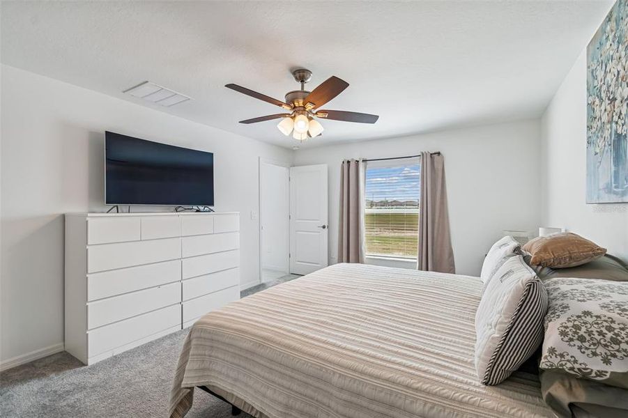 Furnished interior view inside a new home in Wind Meadows South, Bartow (Image 9).