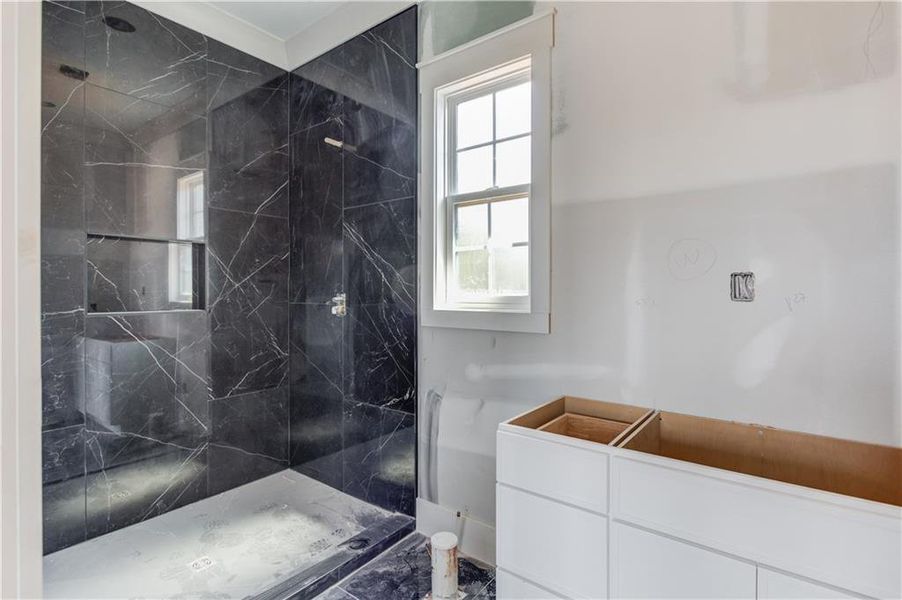 In-progress construction of a new home in , Buford, GA (Image 28).