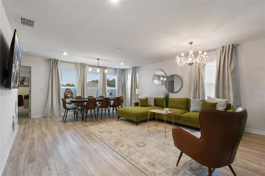 Furnished interior view inside a new home in , Kissimmee (Image 34).