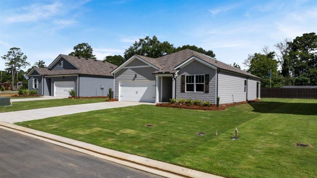 Front exterior of a new home in Northberry, Rome, GA, highlighting curb appeal (Image 2).