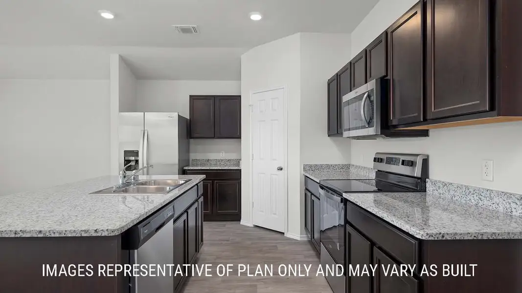 Representative furnished interior of a home built from the Texas Cali by D.R. Horton in Mitchell Farm, Killeen (Image 5).