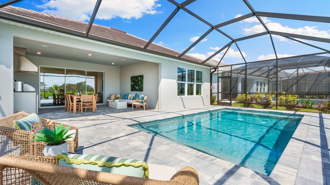 Representative exterior details of a home built from the Milan by Taylor Morrison in Esplanade at Coasterra, Palmetto (Image 3). Representative exterior details of a home built from the Milan by Taylor Morrison in Esplanade at Coasterra, Palmetto (Image 3).