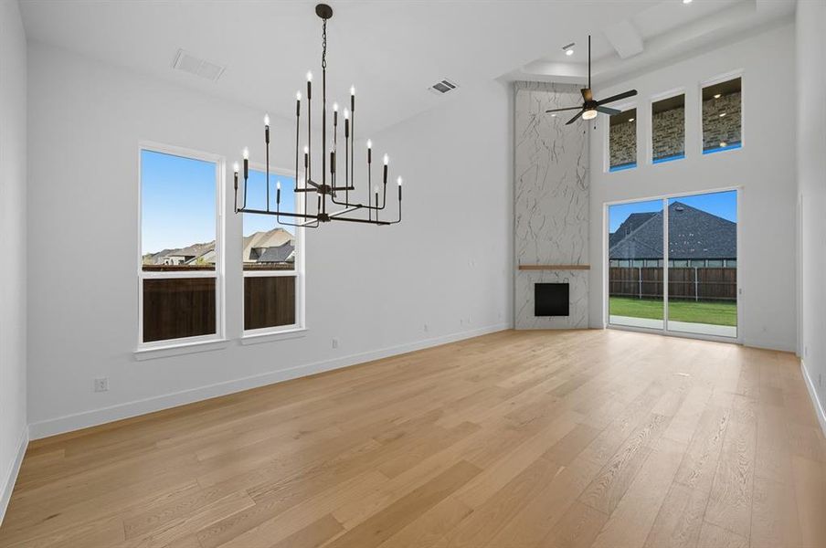 Spacious, unfurnished interior of a new home in Star Trail: 55ft. lots, Prosper (Image 20). Spacious, unfurnished interior of a new home in Star Trail: 55ft. lots, Prosper (Image 20).