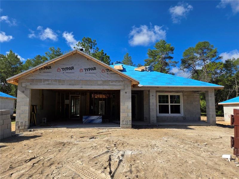 In-progress construction of a new home in , Inverness, FL (Image 4).