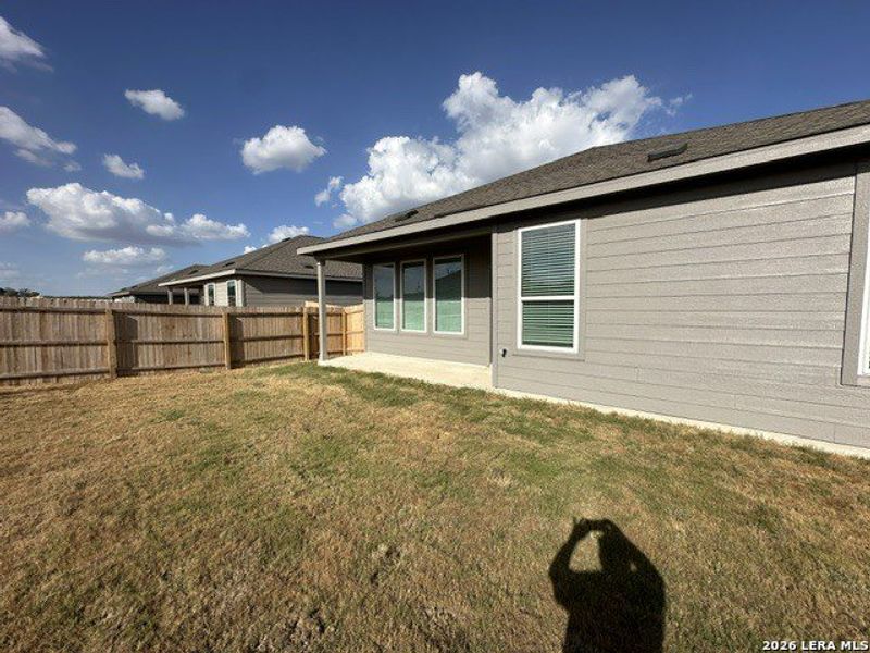 Exterior details and patio area of a home in Juniper Ranch, Spring Branch (Image 2).