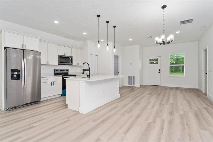 Furnished interior view inside a new home in , Citrus Springs (Image 6).