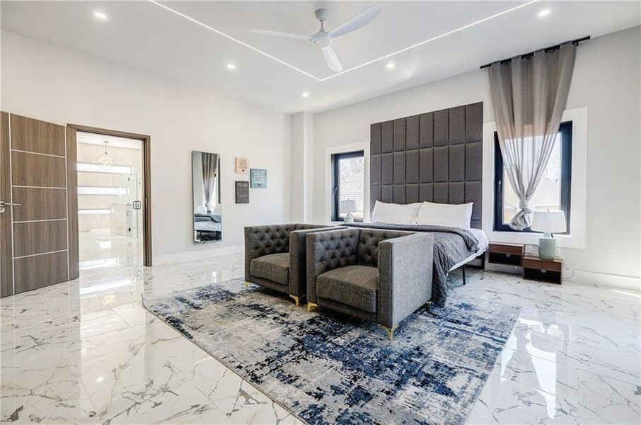 Furnished interior view inside a new home in , Marietta (Image 39).