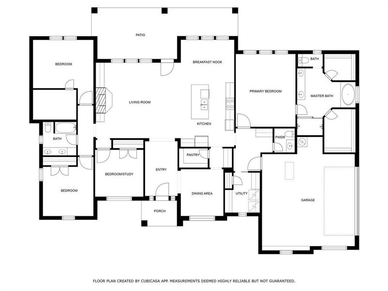2D floor plan layout of this home in , Azle, TX (Image 3).