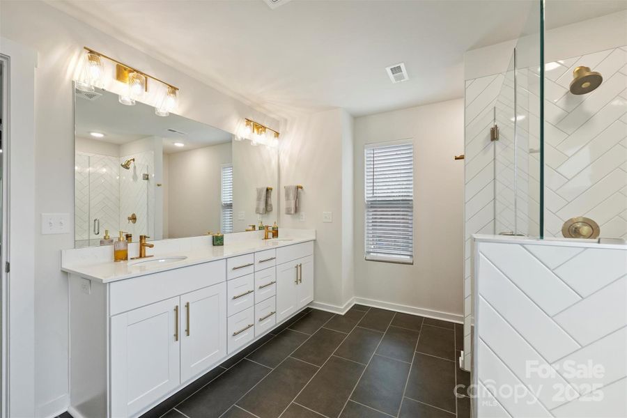 Furnished interior view inside a new home in , Charlotte (Image 38).