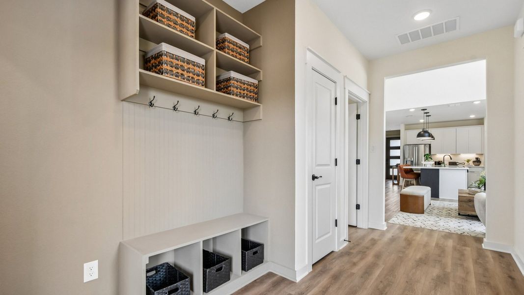 Representative furnished interior of a home built from the Orwell III by DRB Homes in Flora, Hutto (Image 19). Representative furnished interior of a home built from the Orwell III by DRB Homes in Flora, Hutto (Image 19).