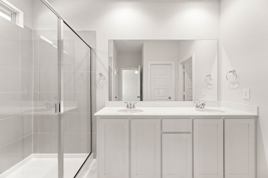 Representative exterior photo of a completed home built from the Mesquite by Impression Homes in Bryant Farms, Melissa, TX (Image 16). Representative exterior photo of a completed home built from the Mesquite by Impression Homes in Bryant Farms, Melissa, TX (Image 16).