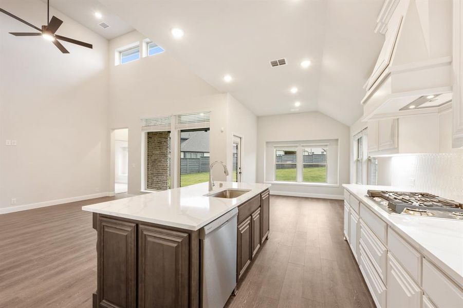 Furnished interior view inside a new home in Union Park Classic 55, Little Elm (Image 6).