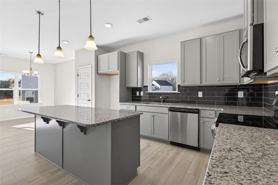 Furnished interior view inside a new home in Roxeywood Park, Winder (Image 7).