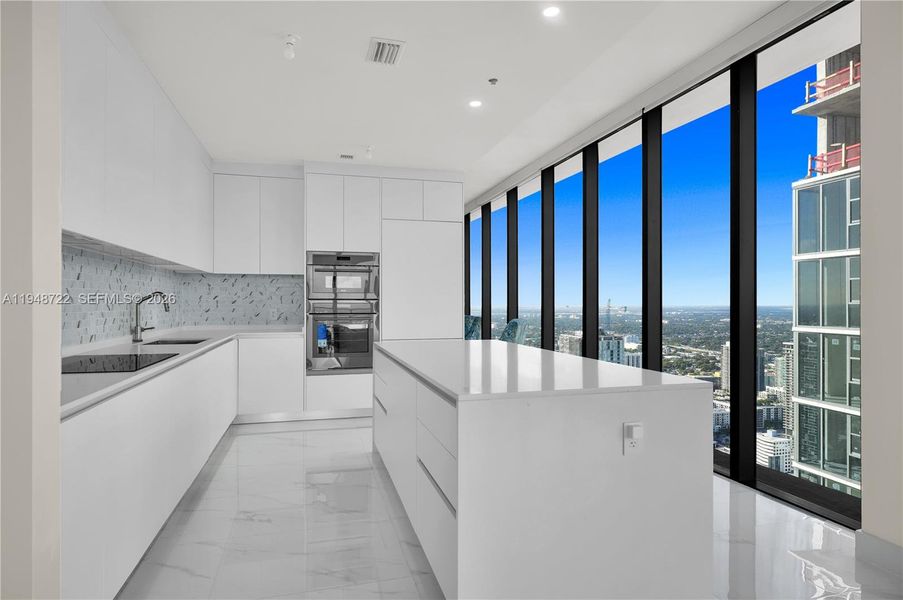 Furnished interior view inside a new home in , Miami (Image 9).
