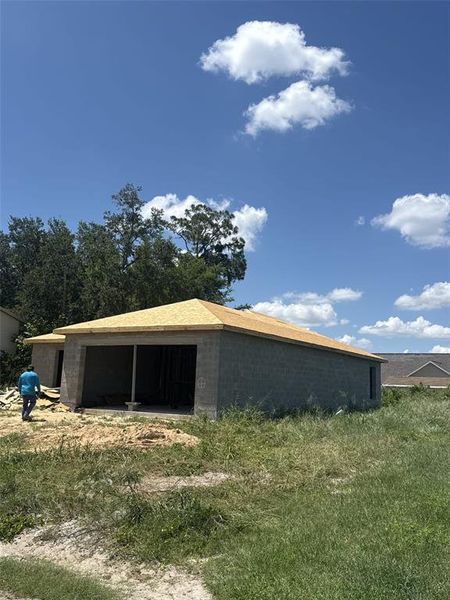 In-progress construction of a new home in , Sebring, FL (Image 24).