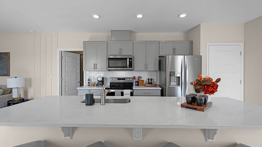 Furnished interior view inside a new home in Harmony at Lake Eloise, Winter Haven (Image 7).