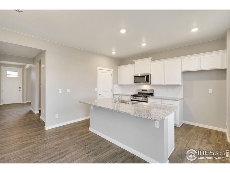 Furnished interior view inside a new home in Westgate, Greeley (Image 4). Furnished interior view inside a new home in Westgate, Greeley (Image 4).