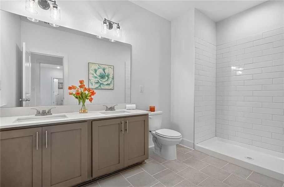 Furnished interior view inside a new home in , Buford (Image 26).