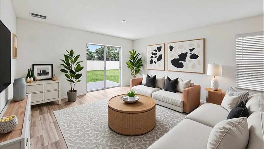 Furnished interior view inside a new home in Ocala Crossings South, Ocala (Image 14).