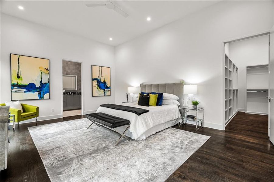 Furnished interior view inside a new home in , Atlanta (Image 26).