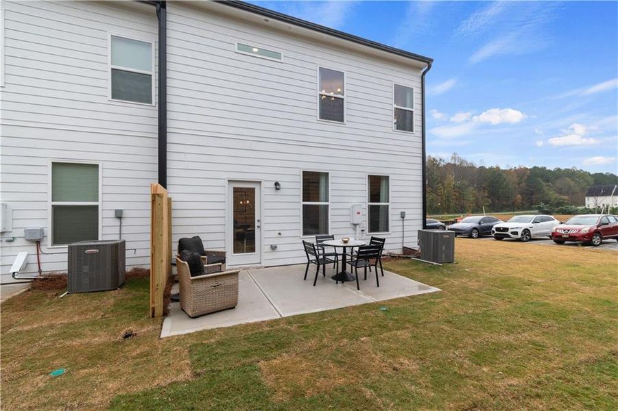 Exterior details and patio area of a home in Auburn Ridge, Riverdale (Image 24). Exterior details and patio area of a home in Auburn Ridge, Riverdale (Image 24).