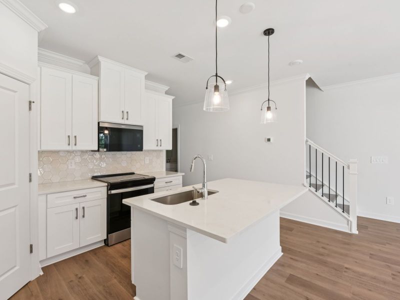 Furnished interior view inside a new home in Meadows at Wilson Farms - The Summit Series, Fort Mill (Image 4).