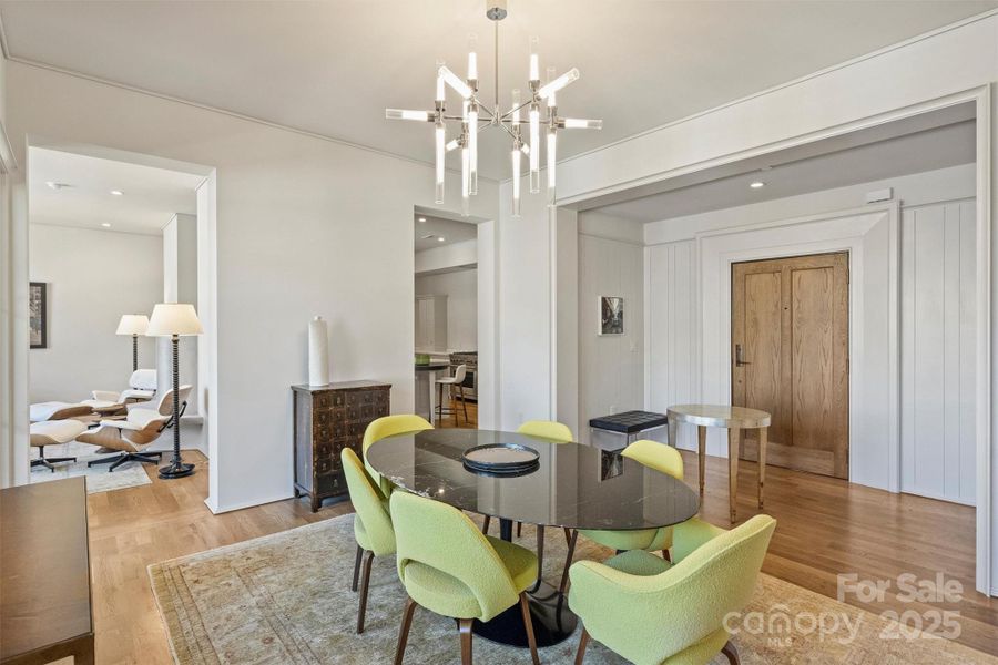 Furnished interior view inside a new home in , Charlotte (Image 24).