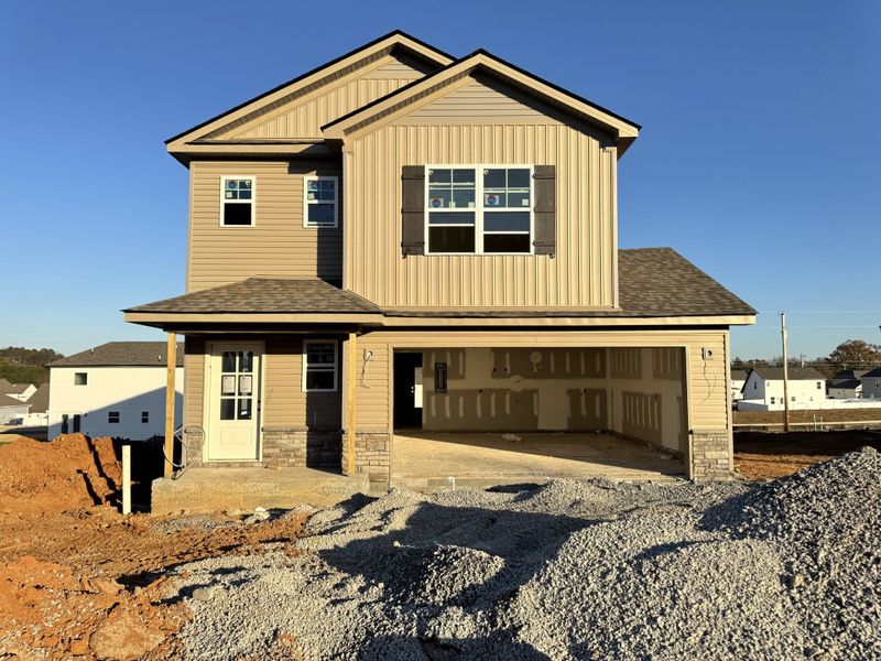 In-progress construction of a new home in Wheatfield, Shelbyville, TN (Image 10).