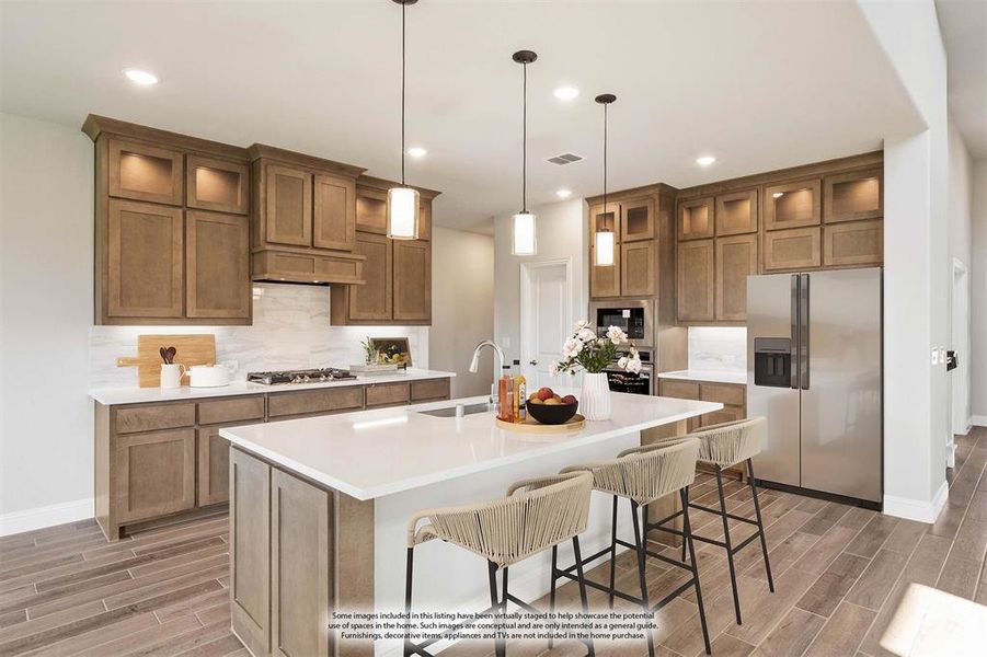 Furnished interior view inside a new home in Sonoma Verde, McLendon-Chisholm (Image 8).